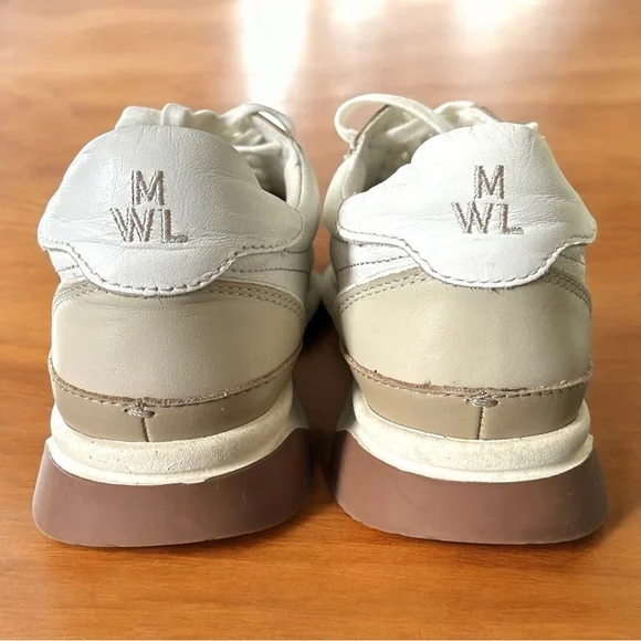 Women’s Madewell Kickoff Trainer Sneaker Cream Women’s Size 9 Men Size 7.5 - Picture 5 of 8